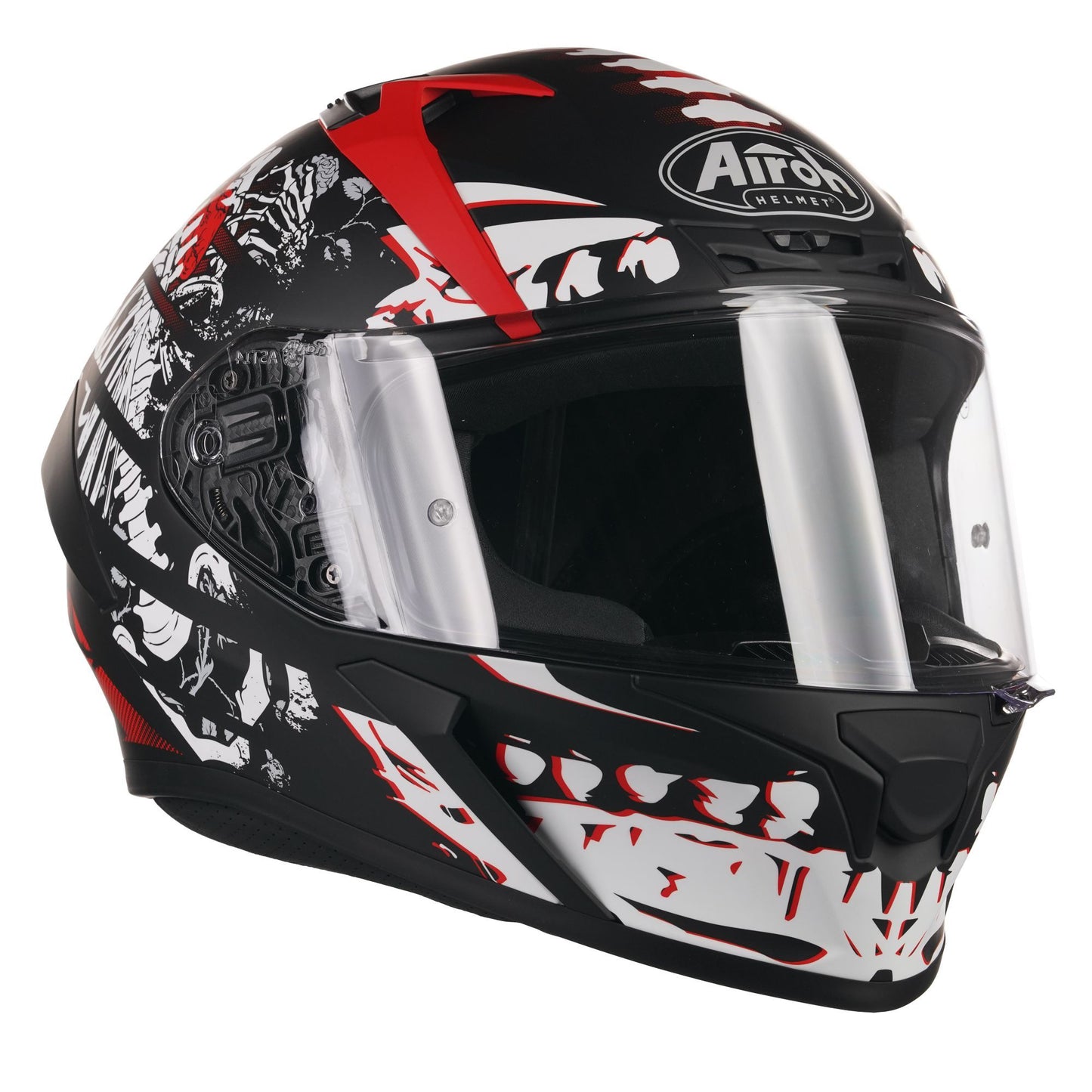Airoh Valor Full Face Motorcycle Helmet 'Ribs' Matt