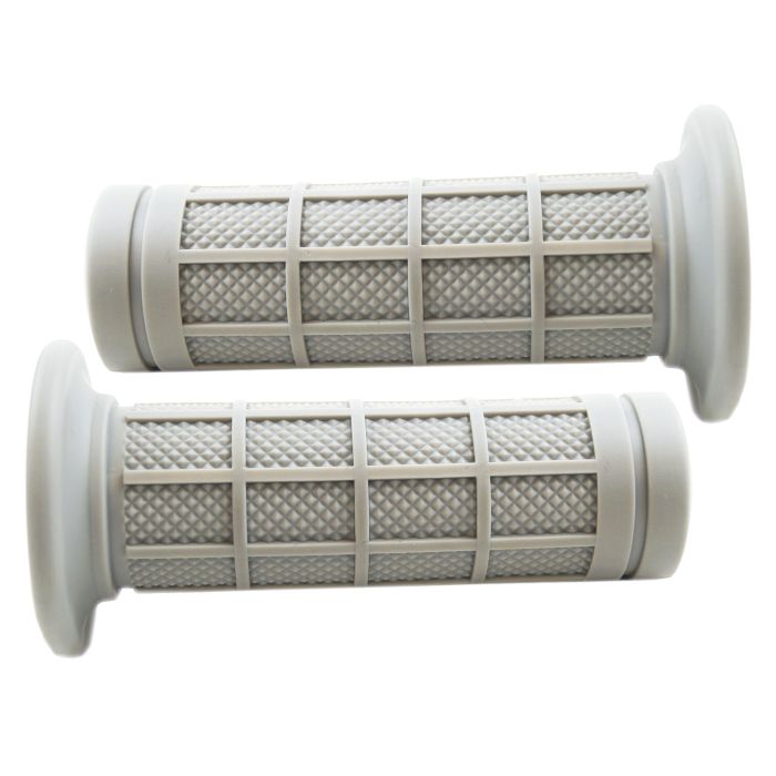 MINI GRIPS XR/CRF/PW50 19/22mm GREY, DIAMOND WITH FULL WAFFLE