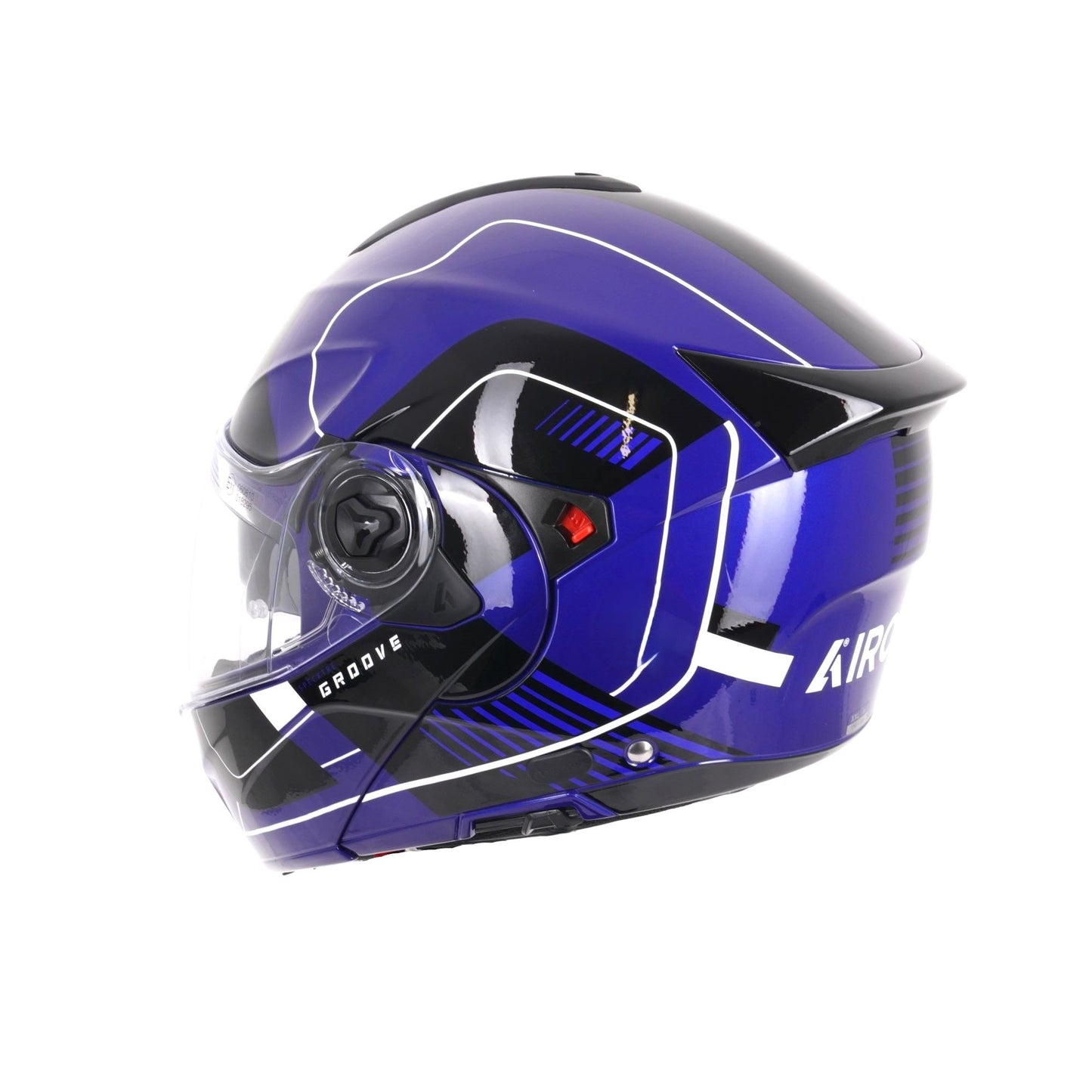 Airoh Specktre Flip-Front Motorcycle Helmet Flip Up Blue