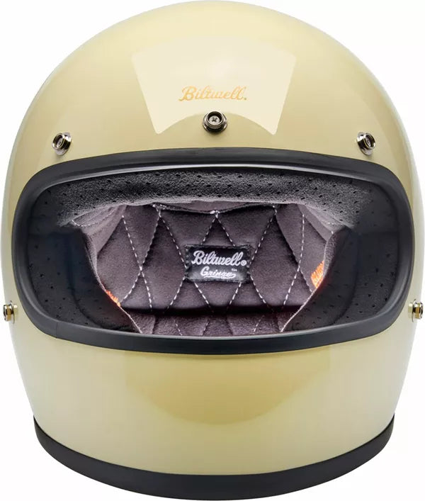 Gringo ECE R22.06 Helmet - Gloss Vintage White