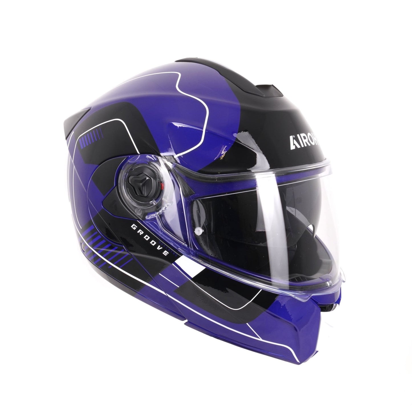 Airoh Specktre Flip-Front Motorcycle Helmet Flip Up Blue