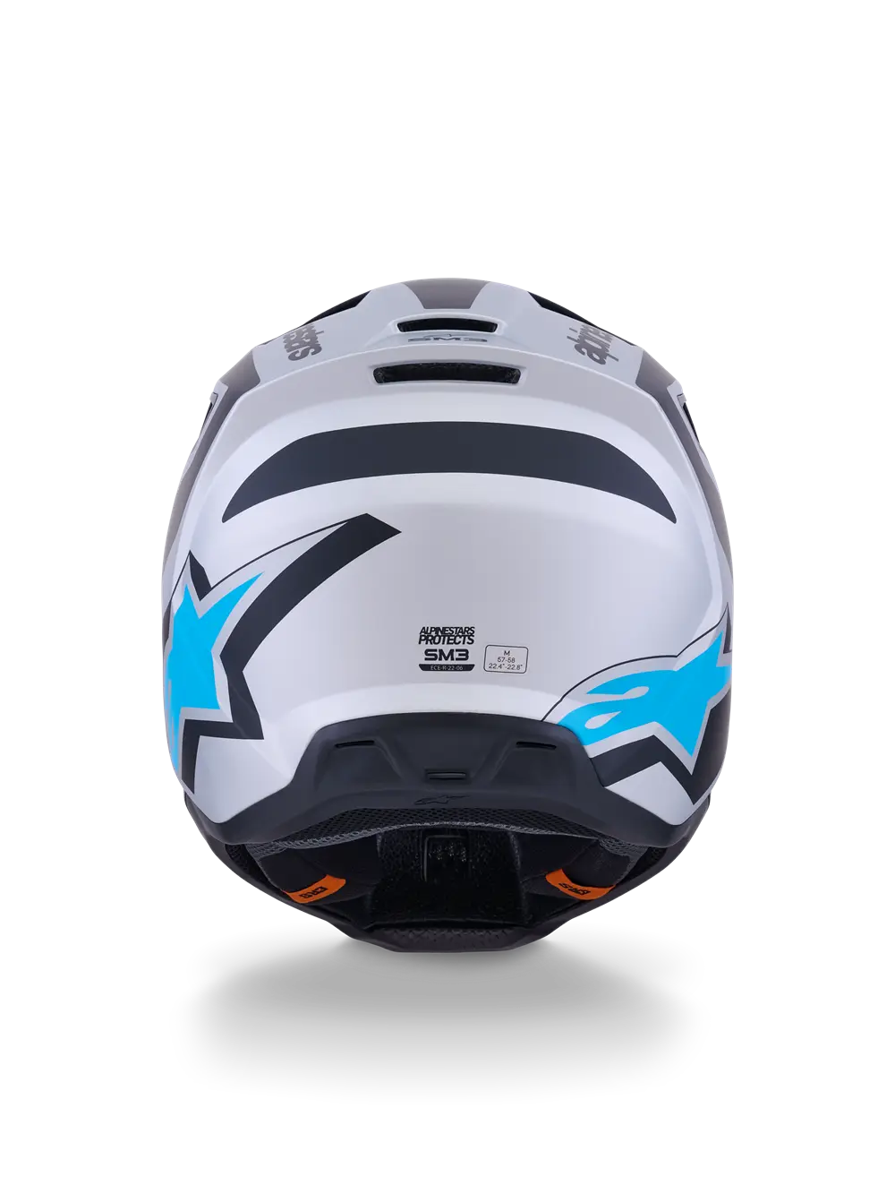 Alpinestars SM3 Heat Helmet Adult Blue/Silver