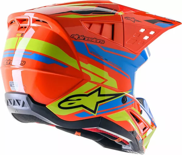 Alpinestars Supertech M5 Action 2 Helmet Orange Adult