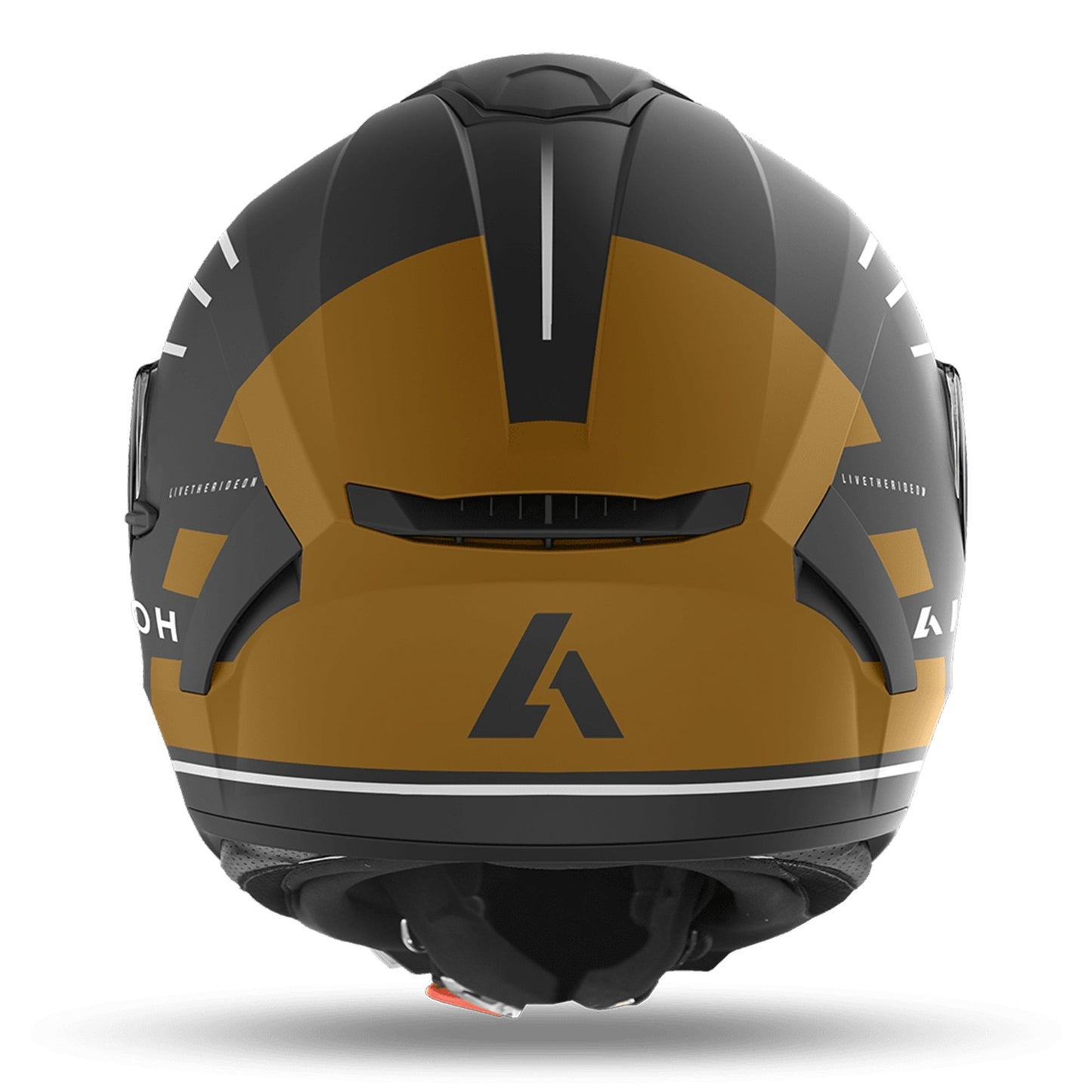 Airoh Spark Thrill Motorcycle Helmet Full Face Road Gold Matt