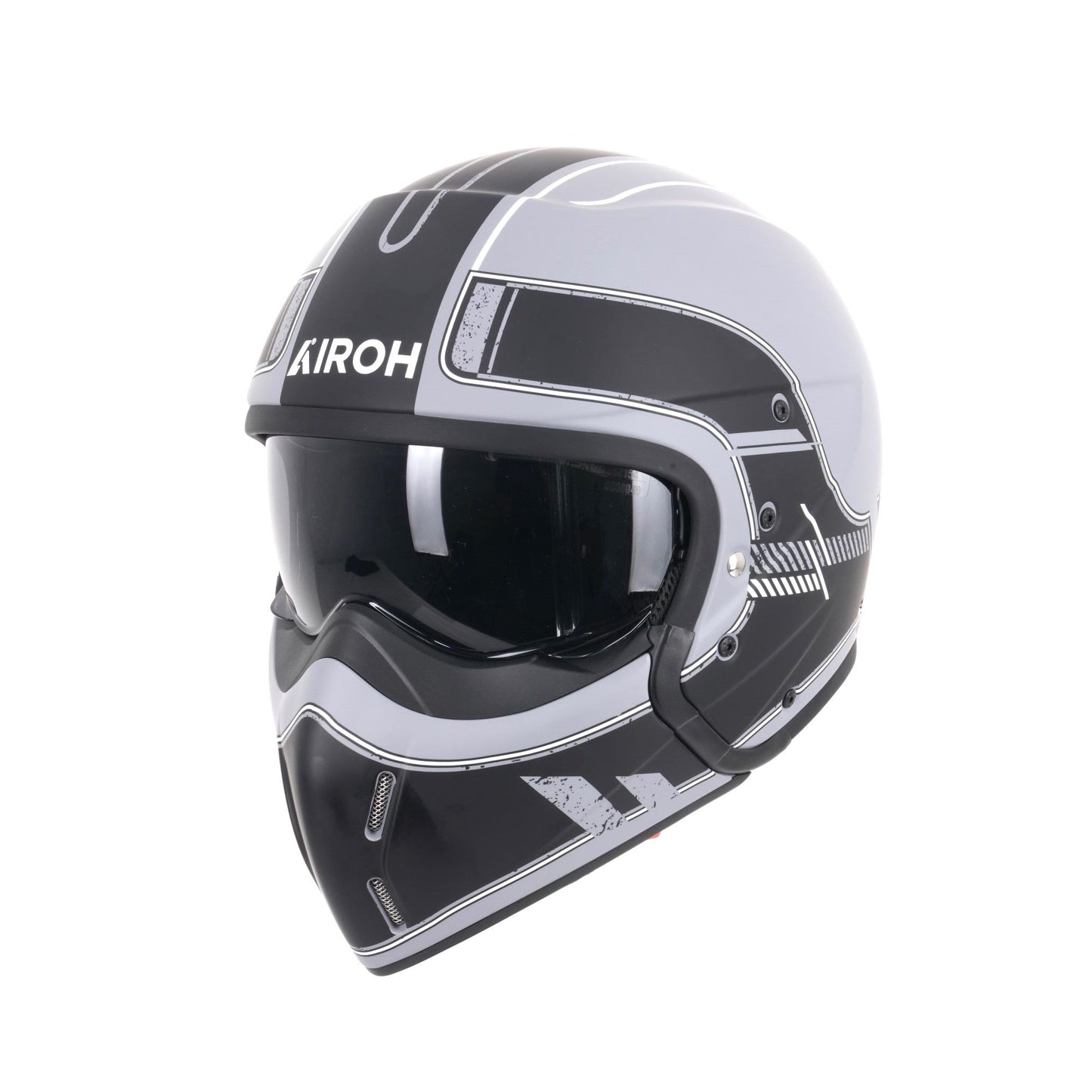 Airoh J110 Motorcycle Helmet Composite Carbon Raster Black Matt