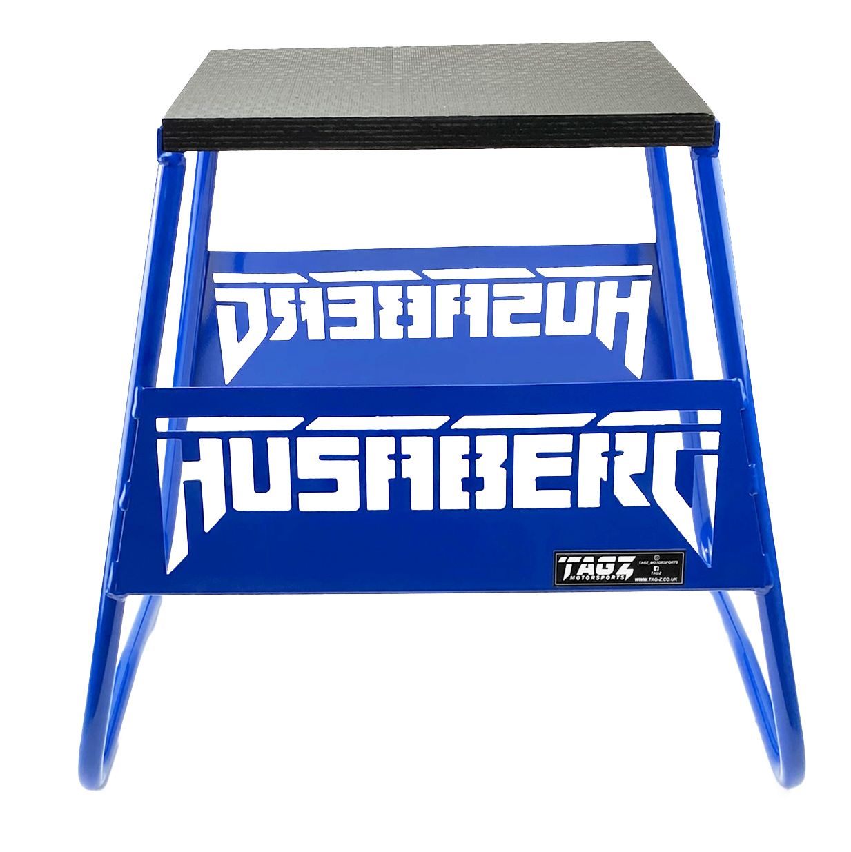MOTOCROSS STAND BLUE HUSABERG LOGO MX STAND SHOW ROOM STAND 440 mm