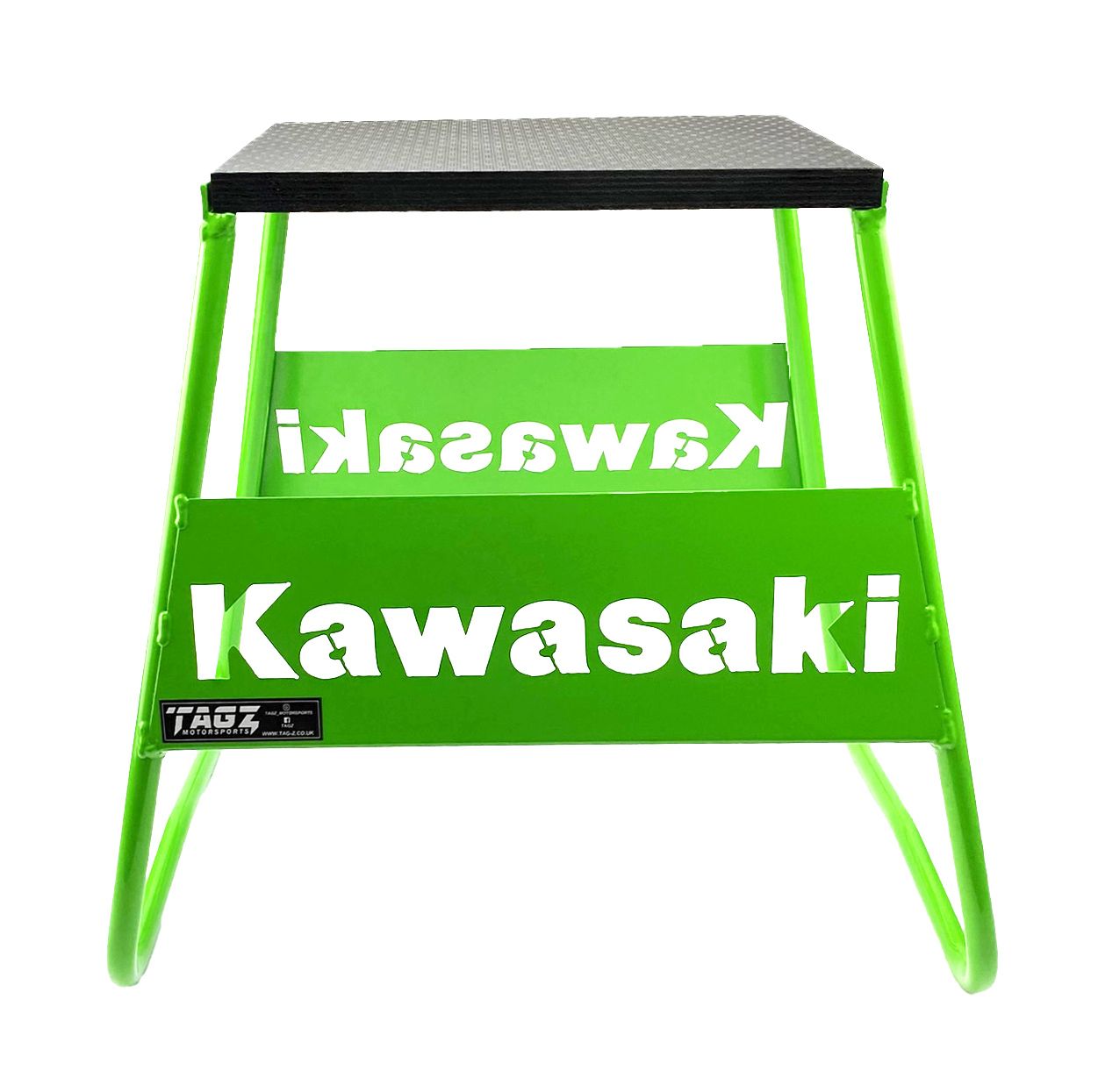 MOTOCROSS STAND GREEN KAWASAKI LOGO MX STAND SHOW ROOM STAND 440 mm