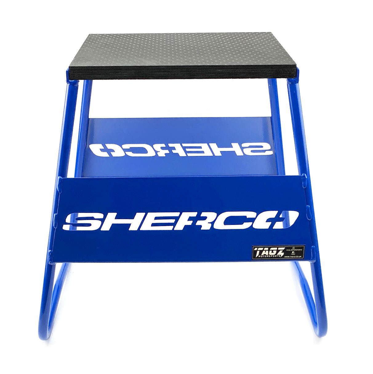 MOTOCROSS STAND BLUE SHERCO LOGO MX STAND SHOW ROOM STAND 440 mm