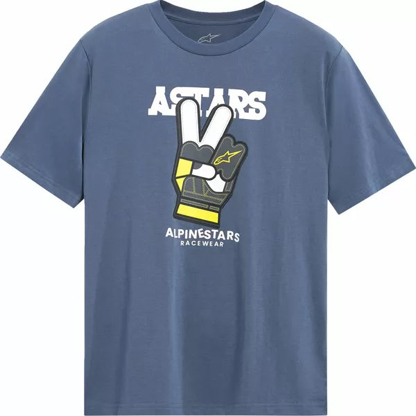 Alpinestars T Shirt TEE SS CSF PEACEOUT Black Motorcycle