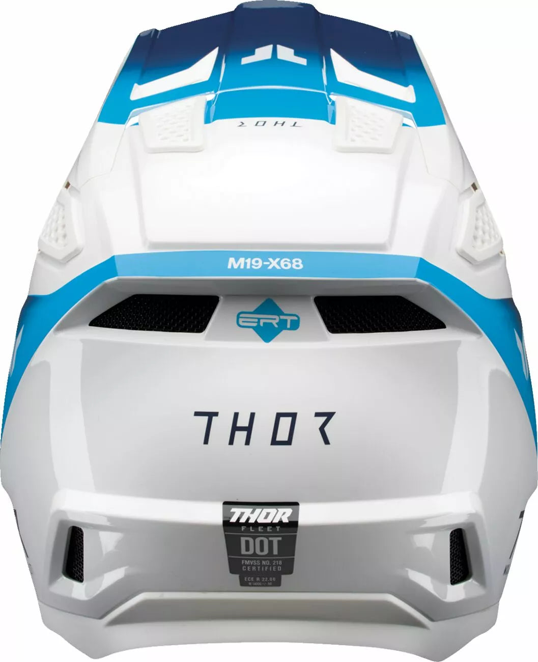 THOR Fleet Storm Helmet NEW 2025 Motocross Helmet YOUTH WHITE BLUE