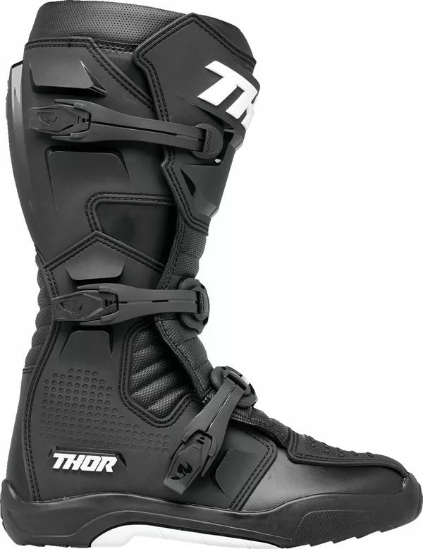 Adults Motocross Thor Blitz XR Off Road Motorbike 2024 MX Dirt Bike Boots Black