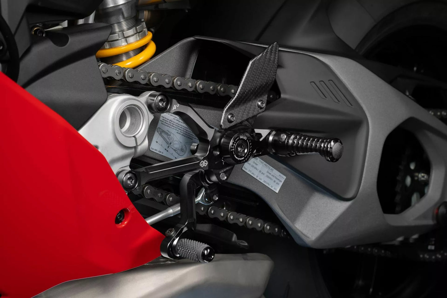 MUE2 Rearsets DUCATI PANIGALE V4 1000 R