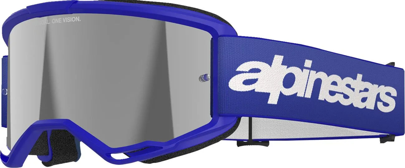 Alpinestars Vision 3 Wordmark Goggles Blue Adult