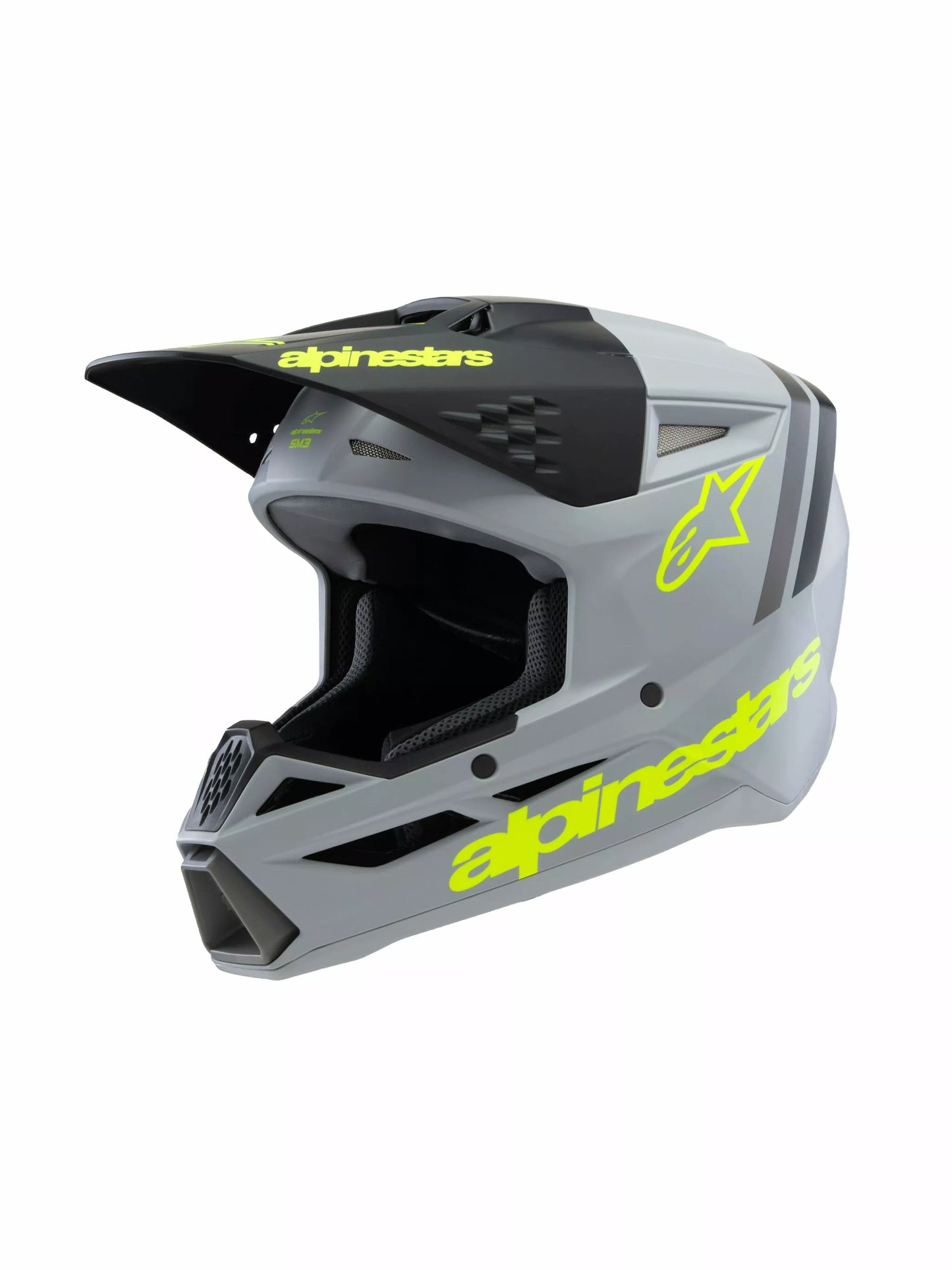 Alpinestars Supertech M3 Radium Helmet Youth Grey Black