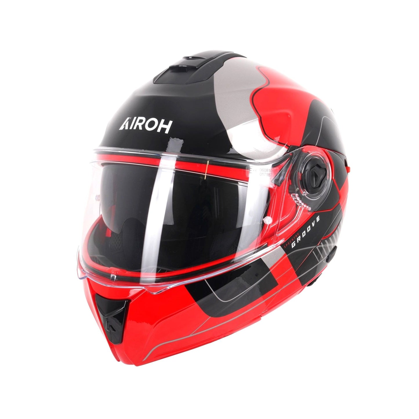 Airoh Specktre Flip-Front Motorcycle Helmet Flip Up Red