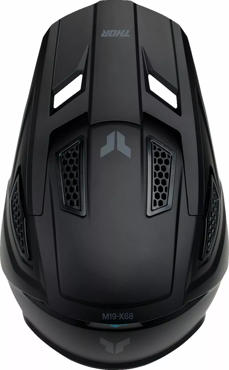 THOR Fleet Blackout Helmet NEW 2025 Motocross Helmet YOUTH BLACK