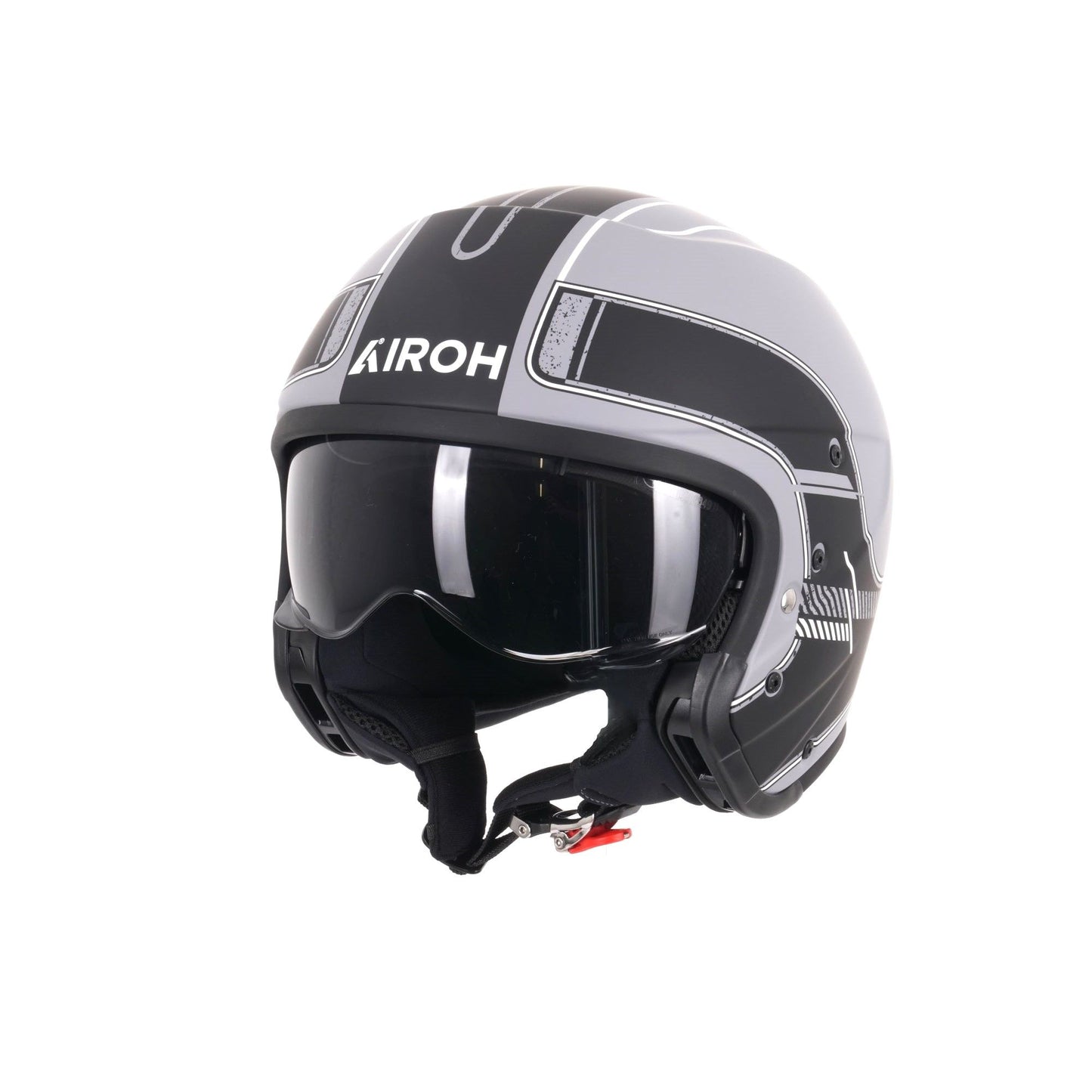 Airoh J110 Motorcycle Helmet Composite Carbon Raster Black Matt