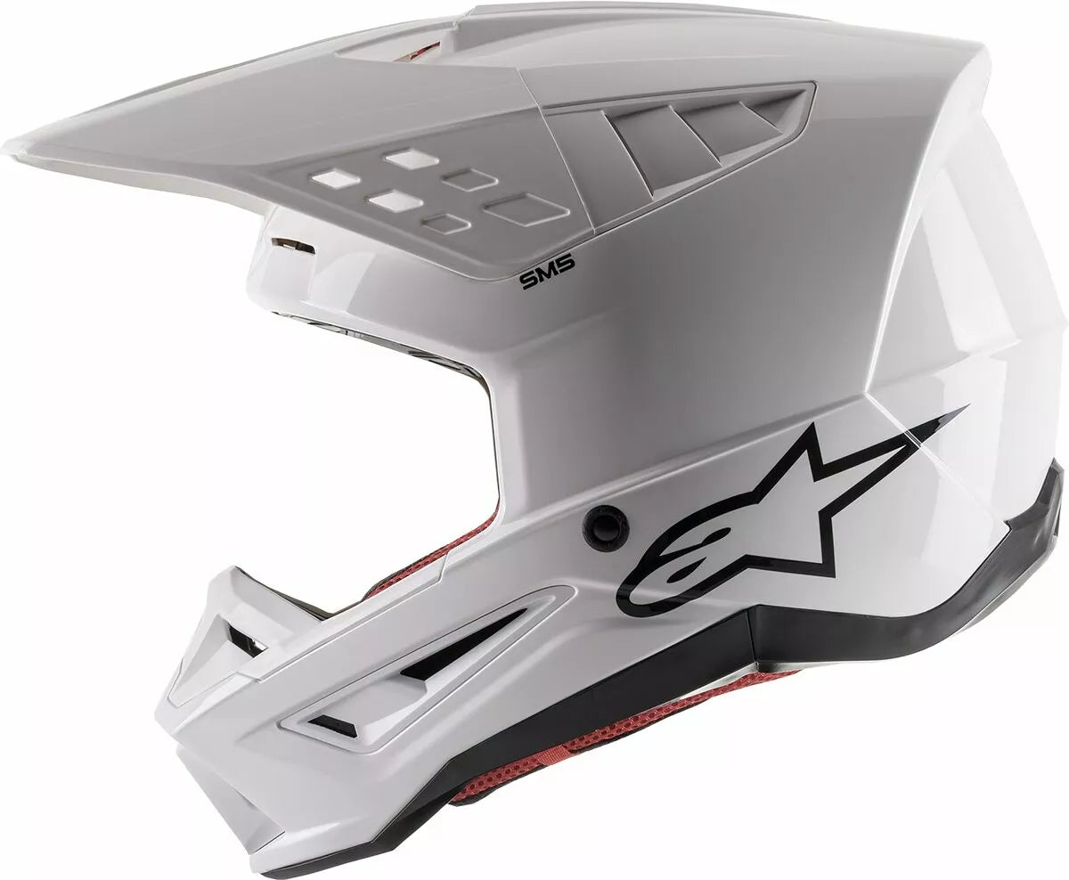Alpinestars Supertech M5 Solid Helmet White Adult