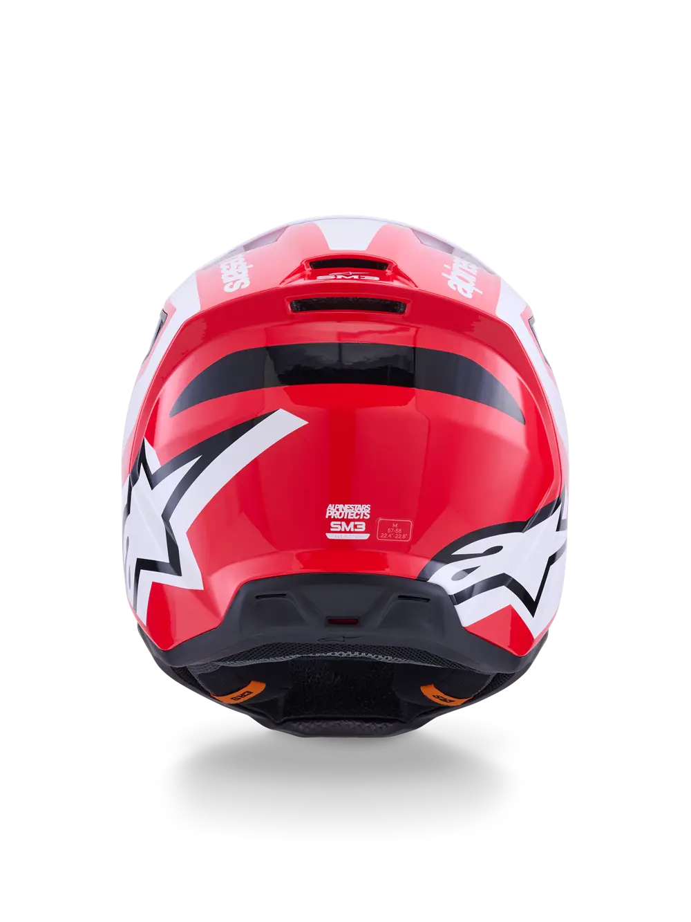 Alpinestars SM3 Heat Helmet Adult Red/White