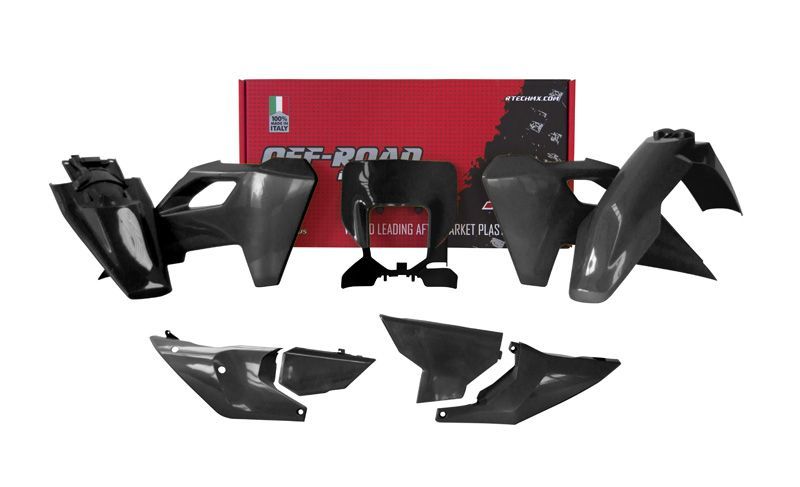 PLASTIC KIT RTECH HUSQVARNA TE FE 150-500 2024 BLACK