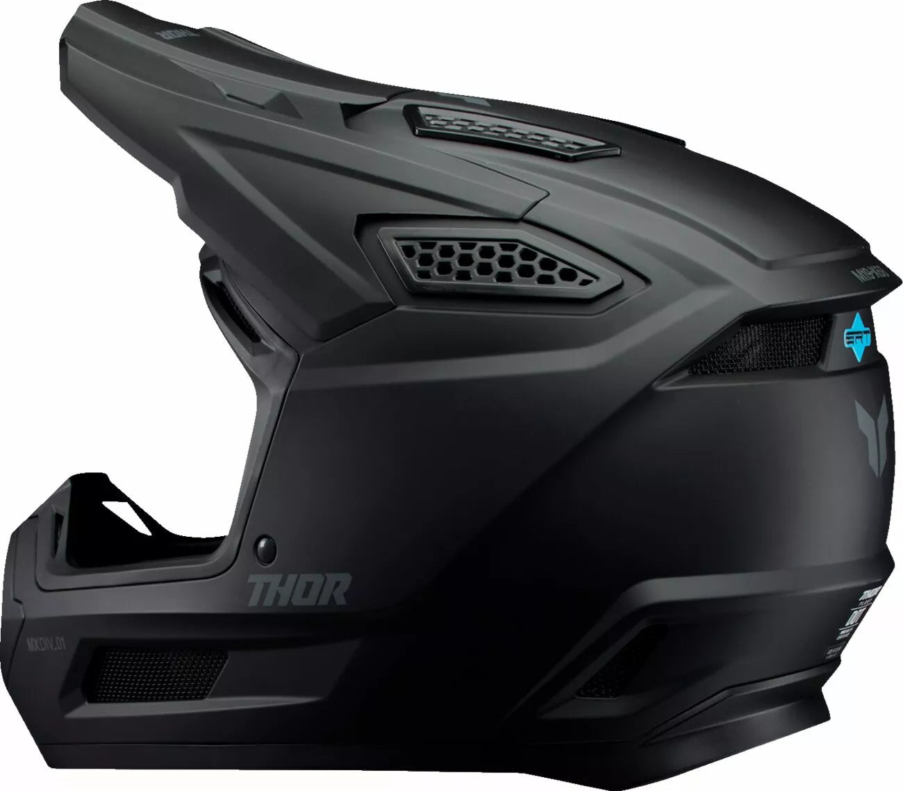 THOR Fleet Blackout Helmet NEW 2025 Motocross Helmet YOUTH BLACK
