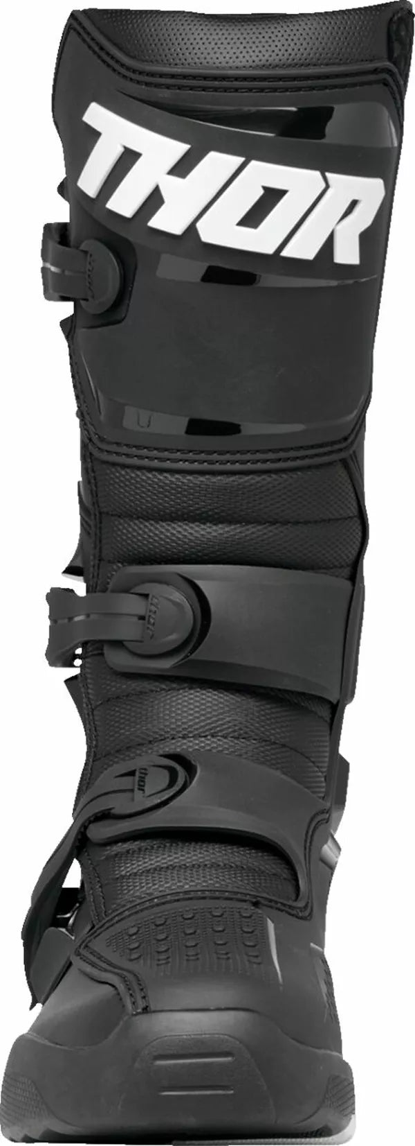 Adults Motocross Thor Blitz XR Off Road Motorbike 2024 MX Dirt Bike Boots Black