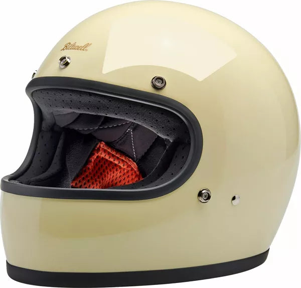 Gringo ECE R22.06 Helmet - Gloss Vintage White