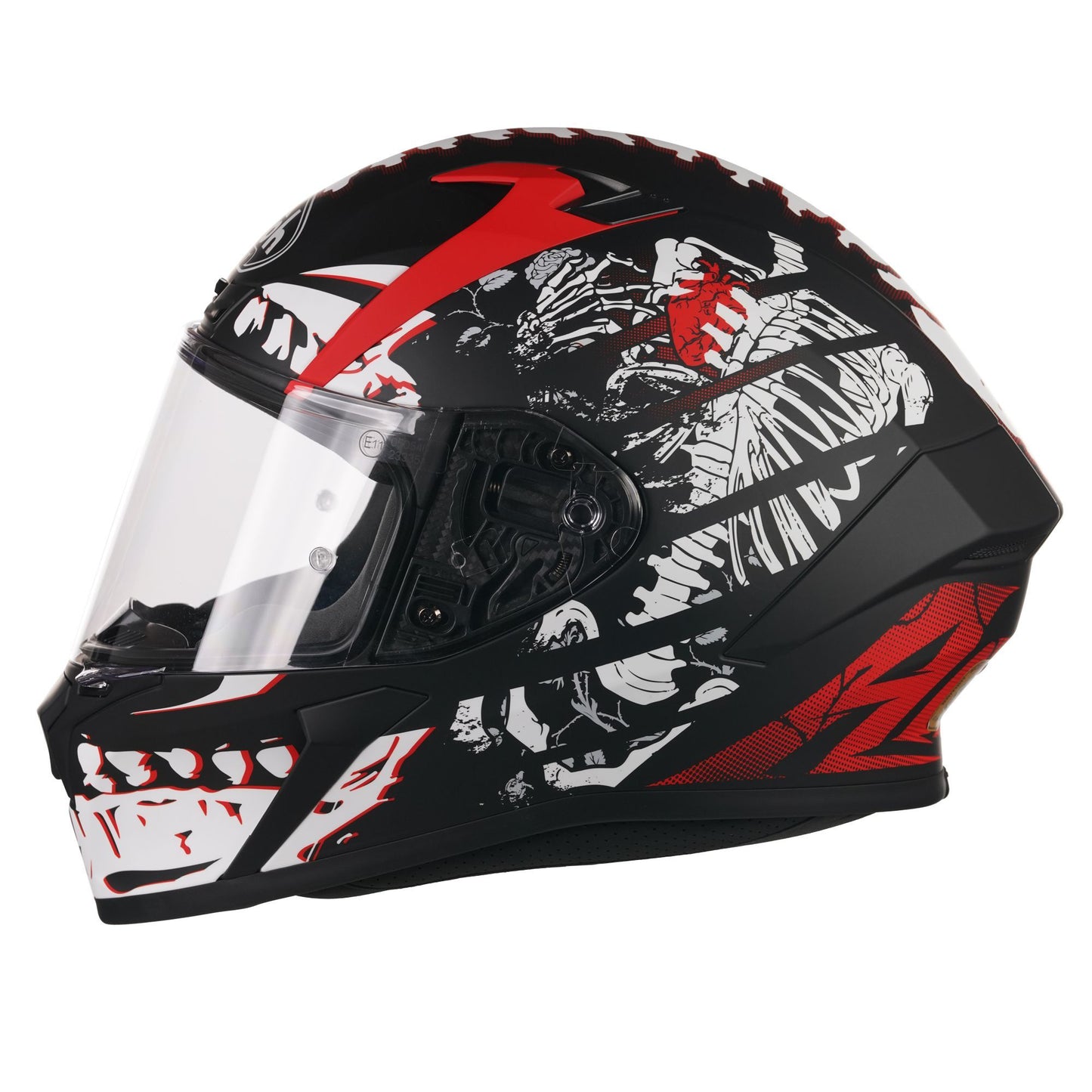 Airoh Valor Full Face Motorcycle Helmet 'Ribs' Matt