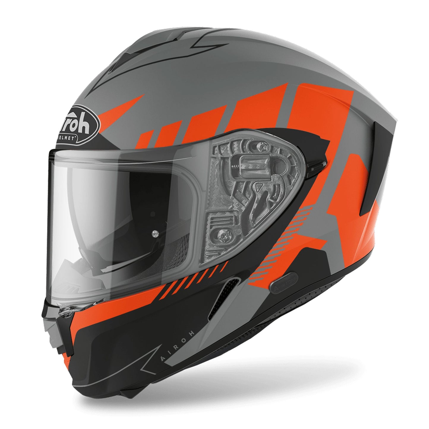 Airoh Spark Rise Motorcycle Helmet Full Face Road Orange Matt