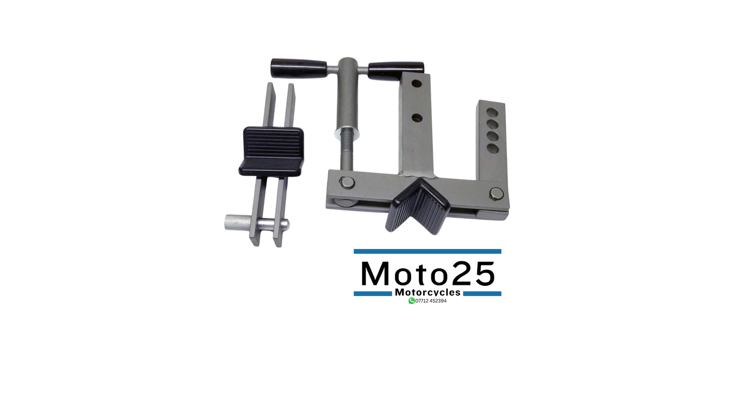 Motorcycle Front Fork Workshop Clamp / Vice Fork Seals Stand Motocross Enduro