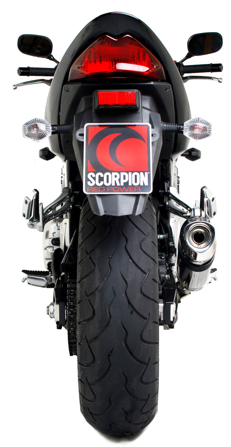 Suzuki GSF650 Bandit (2007-11) / GSF1250 Bandit (2007-15)Carbine Slip-on - Polished Stainless Steel Sleeve - Scorpion Exhaust
