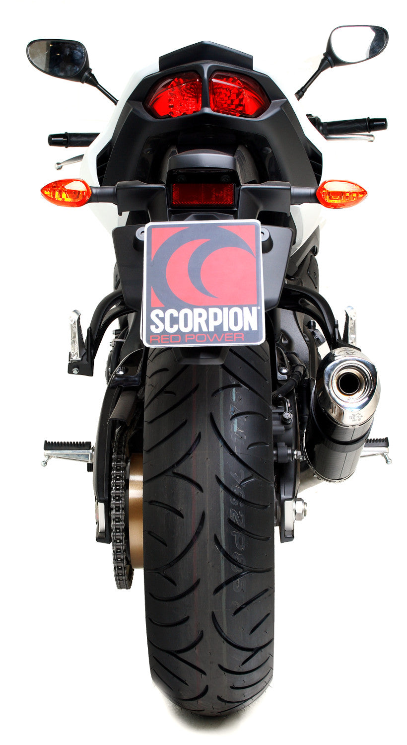 Yamaha FZ8 / Fazer 8 Factory Oval Slip-on - Carbon Fibre Sleeve - Scorpion Exhaust