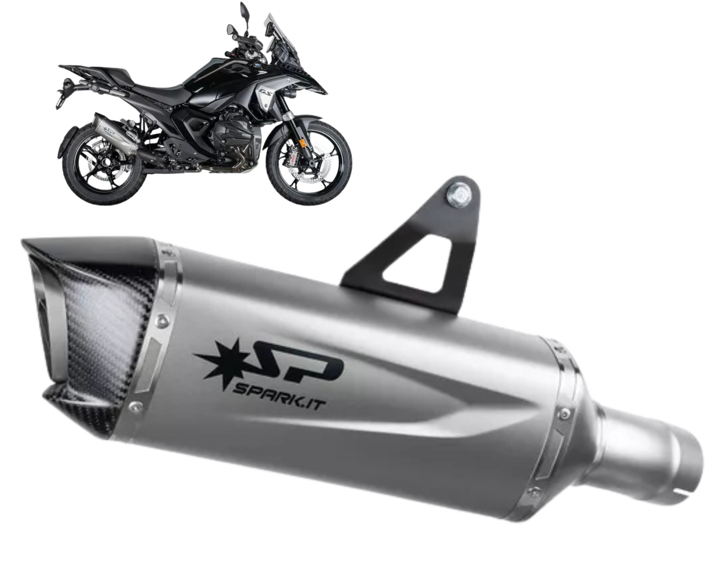 BMW R 1300 GS Exhaust FORCE EVO Slip-On Silencer 2024