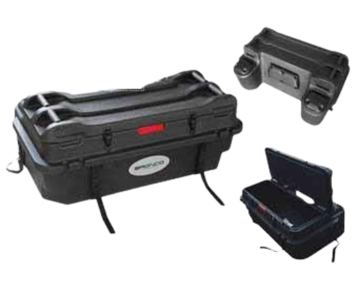 ATV REAR CARGO BOX WITH BACKREST 120L UNIVERSAL FITMENT Farm Quad ATV