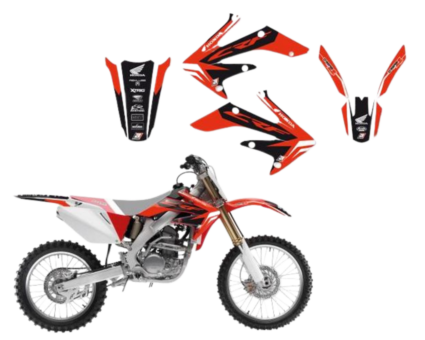 CRF 250 R 04-09 250 X 04-9 Decals Stickers Graphics Kit 2135N DREAM 4