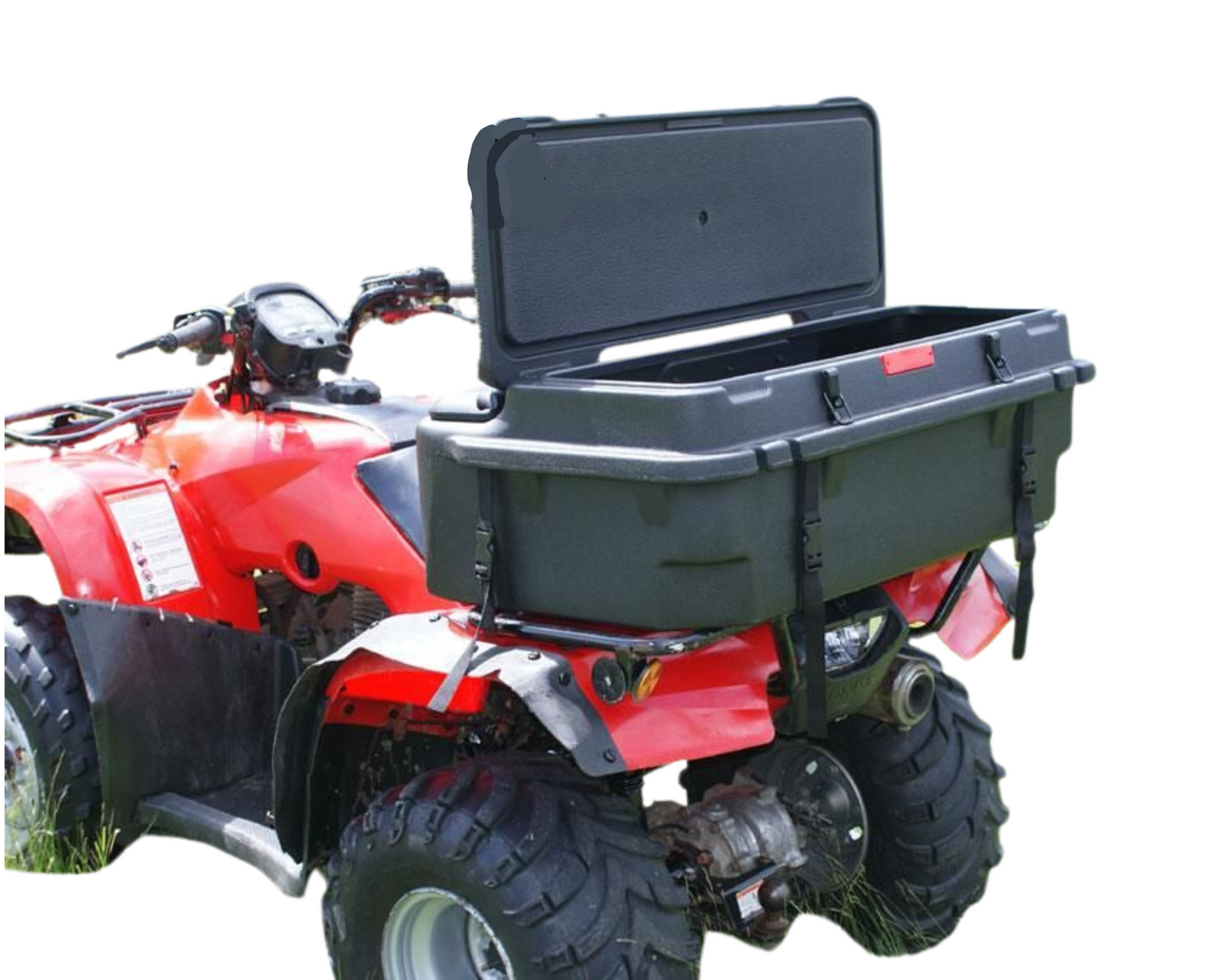 ATV REAR CARGO BOX WITH BACKREST 120L UNIVERSAL FITMENT Farm Quad ATV