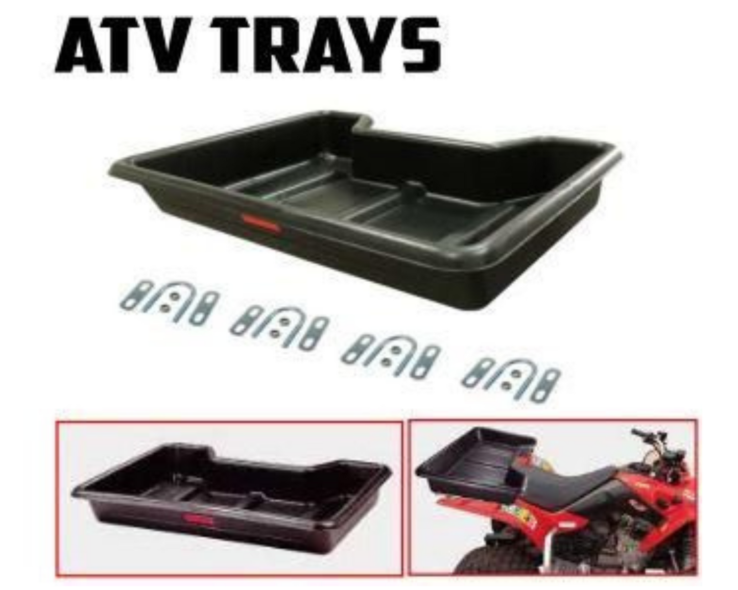 ATV TRAY 108 x 84 x 18cm BRONCO AT-12199 FARM QUAD ATV STORAGE BOX TRAY