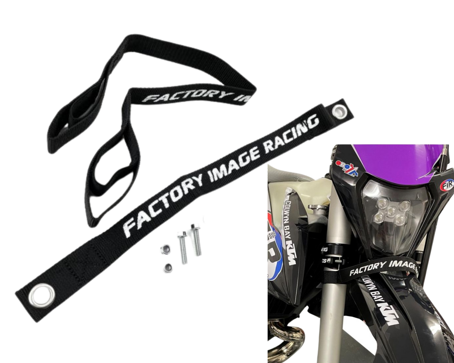 Pull Straps Front & Rear Fender Loop Motocross Enduro 125 - 525