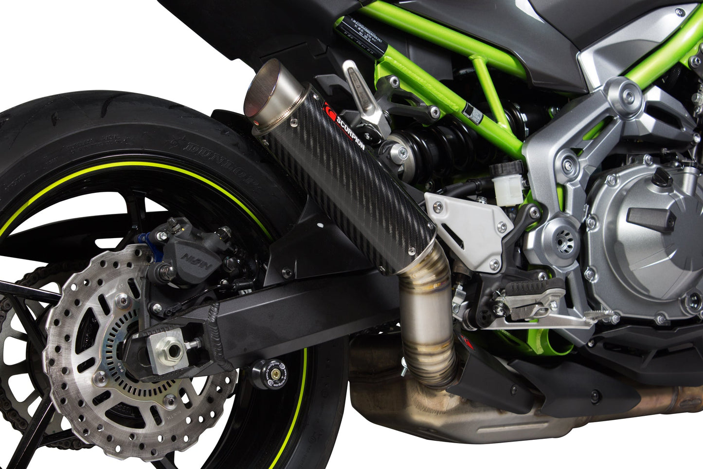 Kawasaki Z900 RP1-GP Slip-on - Carbon Fibre Sleeve - Scorpion Exhaust