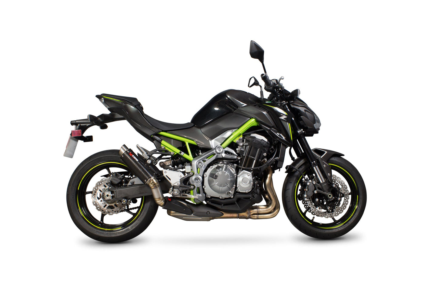 Kawasaki Z900 RP1-GP Slip-on - Carbon Fibre Sleeve - Scorpion Exhaust