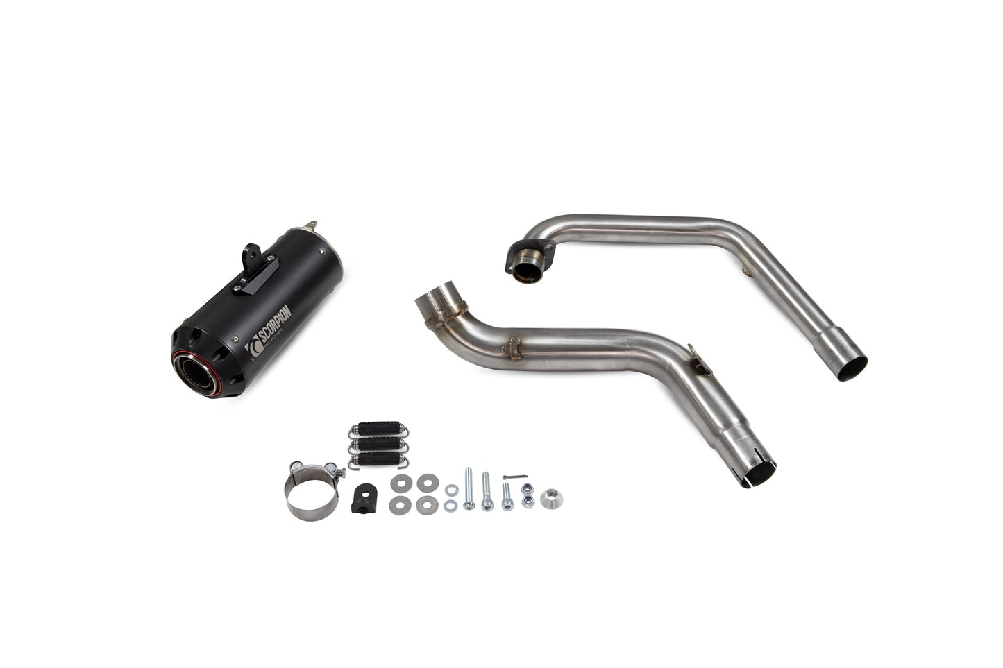 Honda CB125 R Red Power Full System - Black Ceramic Coated Sleeve - Scorpion Exhaust