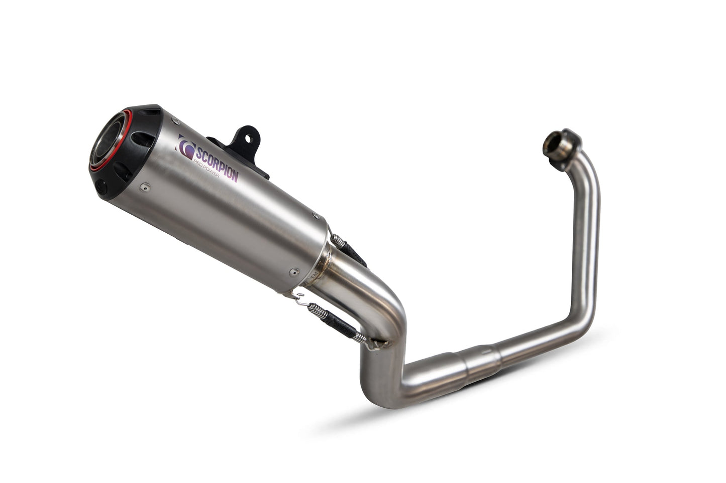 Honda CB125 R Red Power Full System - Titanium Sleeve - Scorpion Exhaust