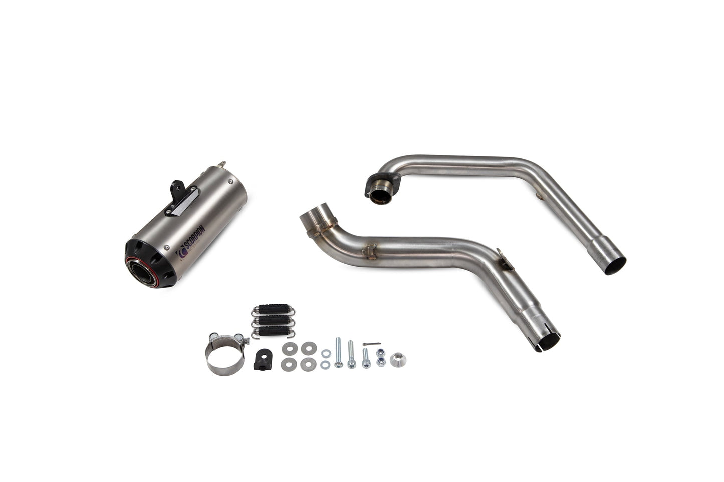 Honda CB125 R Red Power Full System - Titanium Sleeve - Scorpion Exhaust