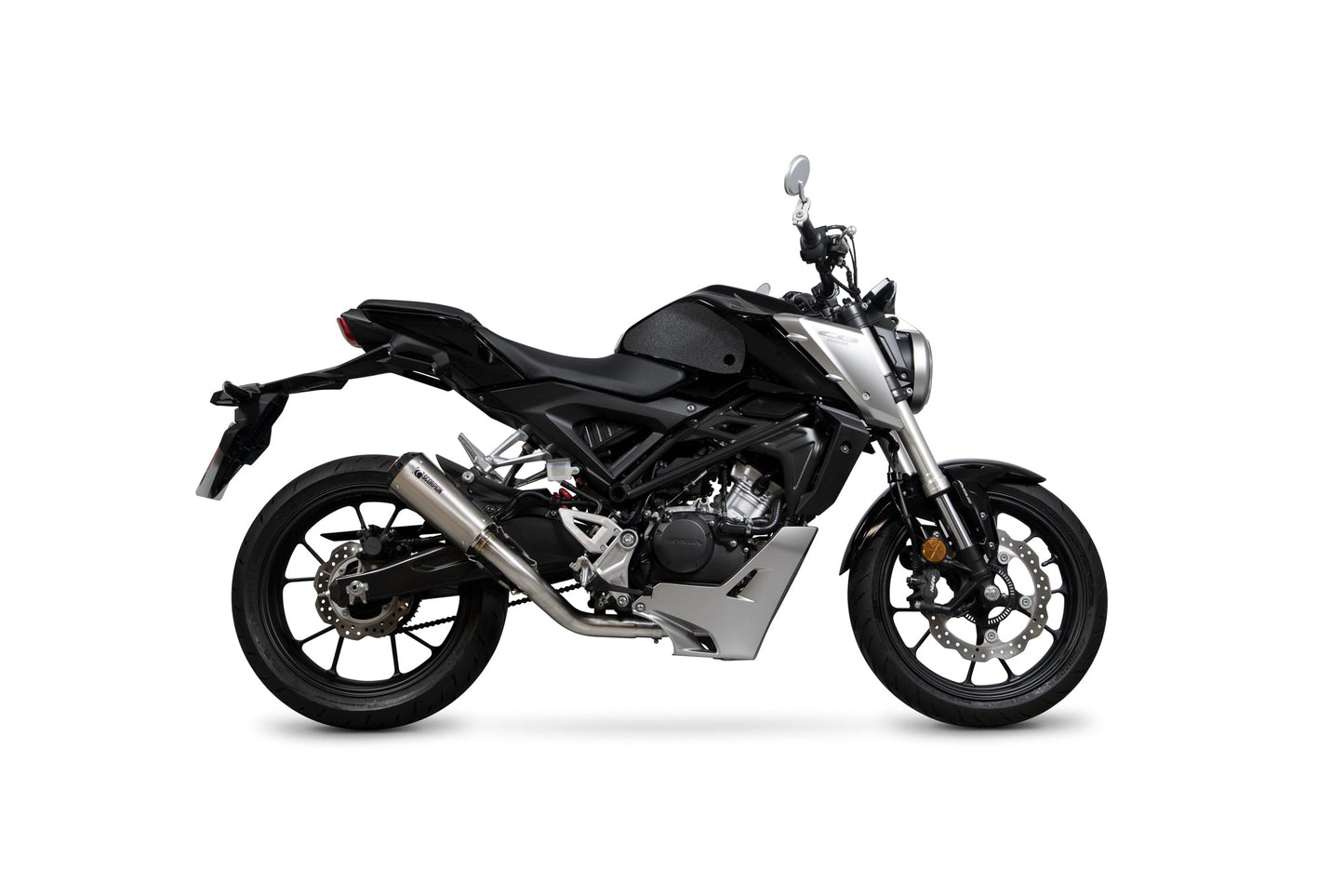 Honda CB125 R Red Power Full System - Titanium Sleeve - Scorpion Exhaust