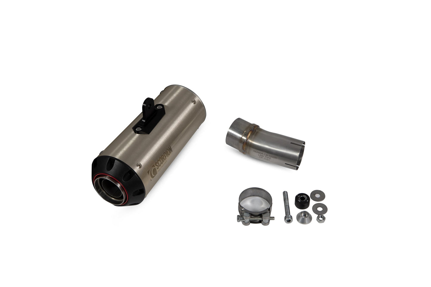 Honda CB1000 R Red Power Slip-on - Titanium Sleeve - Scorpion Exhaust