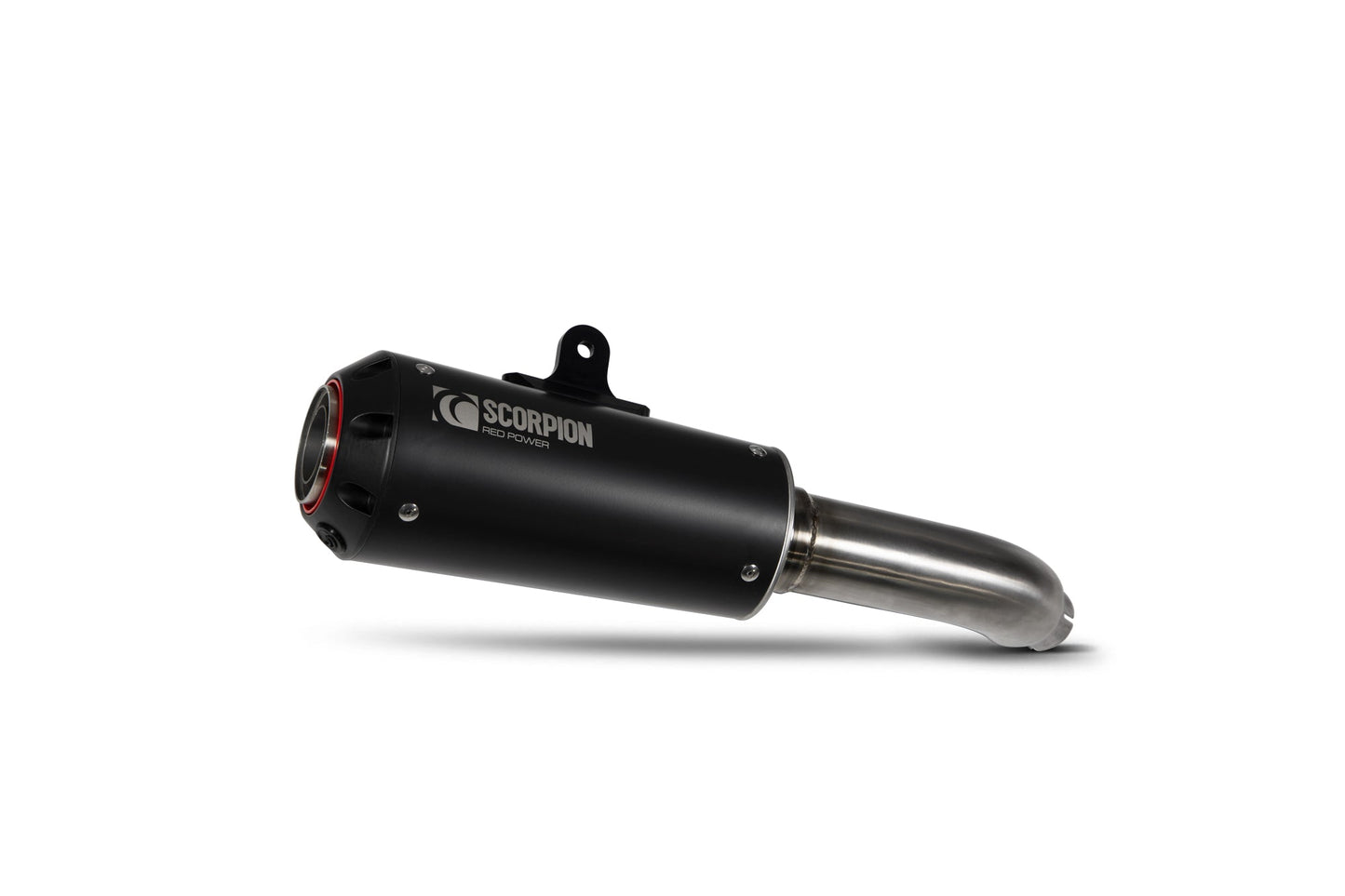 Kawasaki Z125 Red Power Slip-on - Black Ceramic Coated Sleeve - Scorpion Exhaust