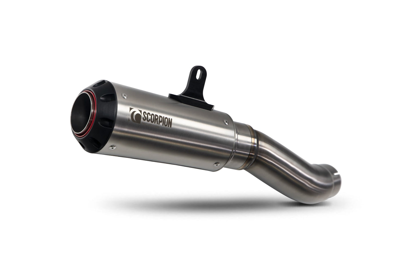 Kawasaki Z H2 Red Power Slip-on - Brushed Stainless Steel Sleeve - Scorpion Exhaust