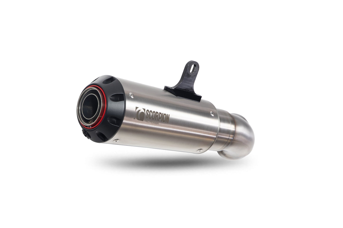 Kawasaki Z900 Red Power Slip-on - Brushed Stainless Steel Sleeve. Does not fit US model. - Scorpion Exhaust