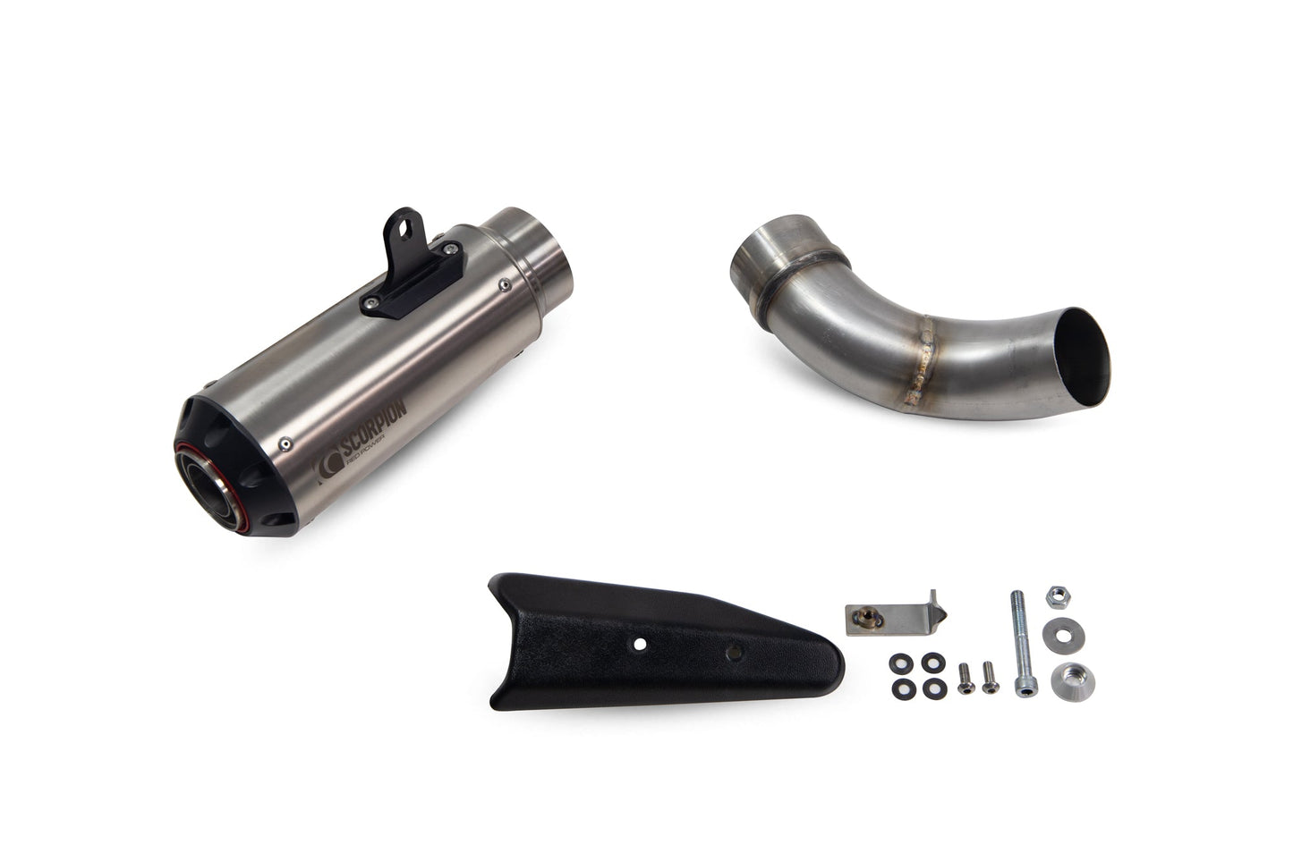 Kawasaki Z900 Red Power Slip-on - Brushed Stainless Steel Sleeve. Does not fit US model. - Scorpion Exhaust