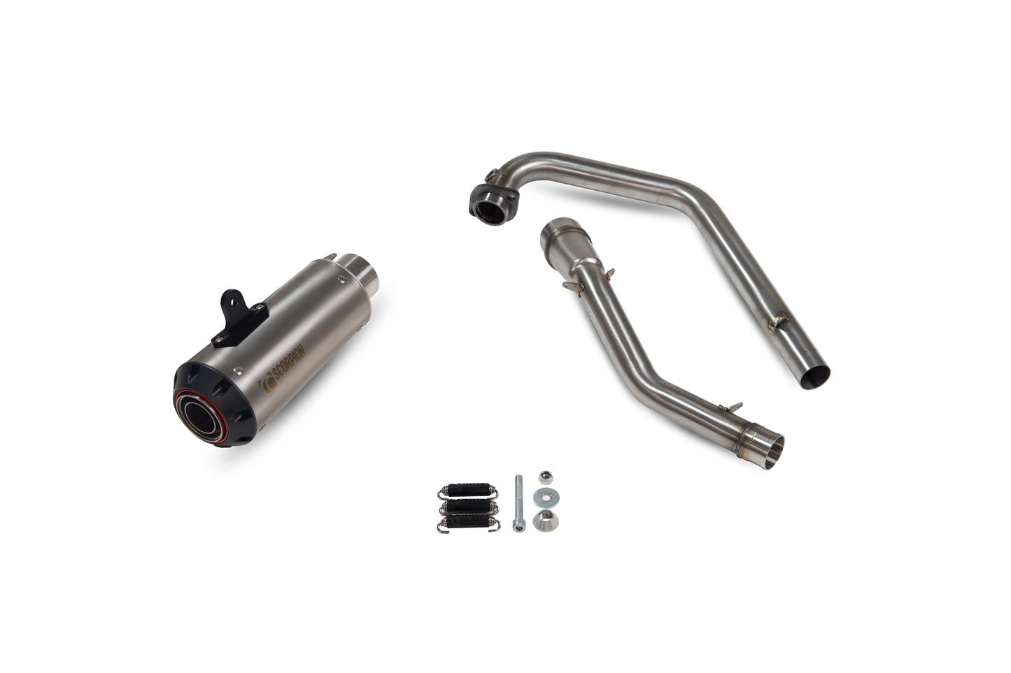 Suzuki GSX-R 125 / GSX-R 150 Red Power Full System - Titanium Sleeve - Scorpion Exhaust